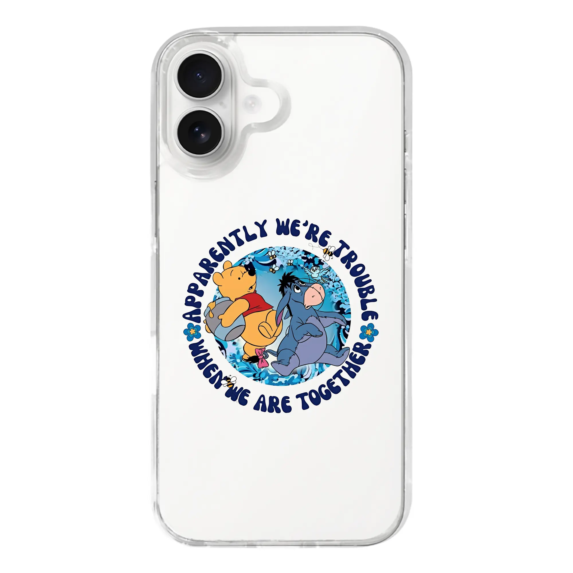 プーさん グッズ イーヨー - iPhone 17シリーズ 透明スマホケース – 薄型・耐衝撃・精密フィット保護カバー